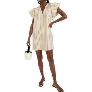 TUCKERNUCK Pomander Place Rainbow Stripe Vivi Dress NWT Size Small